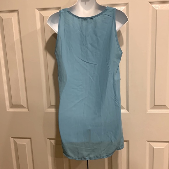 Turquoise Sleeveless Top - Picture 4 of 6